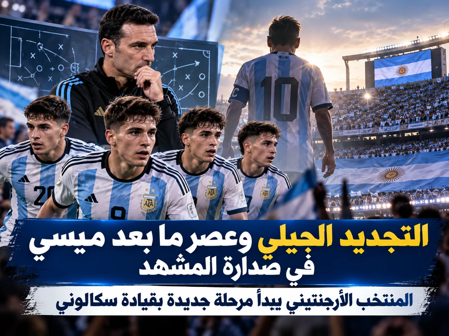 الجيل الجديد يتصدر المشهد في منتخب الأرجنتين بعد وداع ميسي