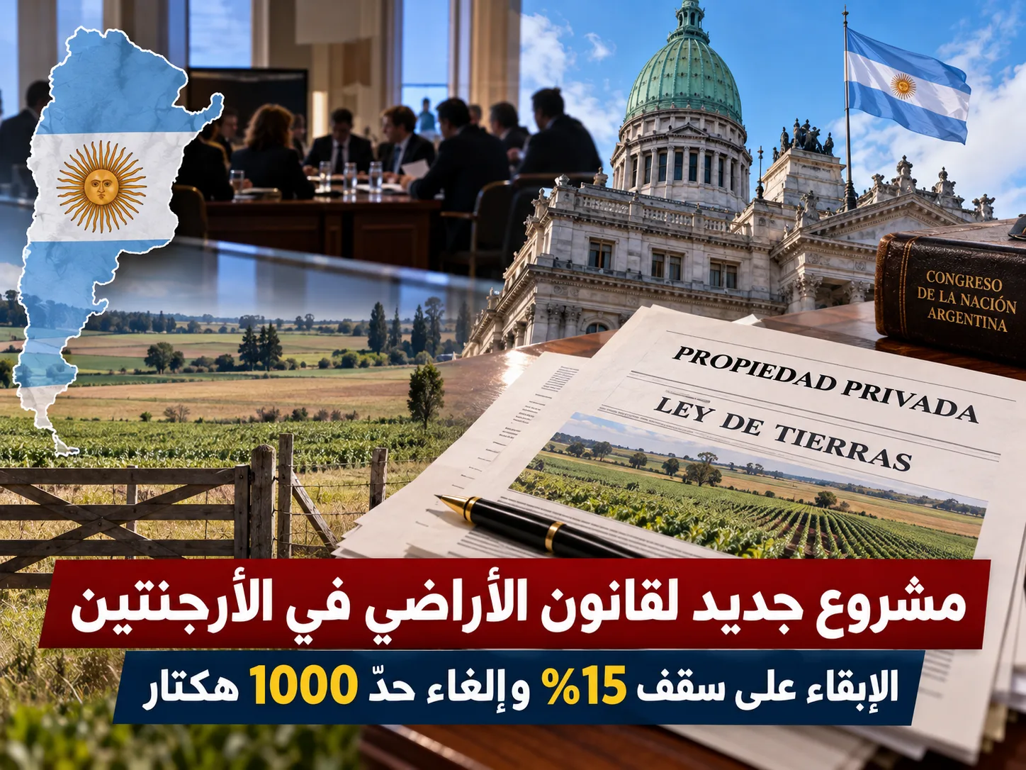 دستور مشروع حماية الملكية الخاصة يدمج قيود قانون الأراضي
